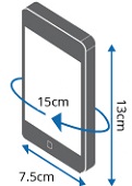 Размер телефона для чехла OB1027WHT