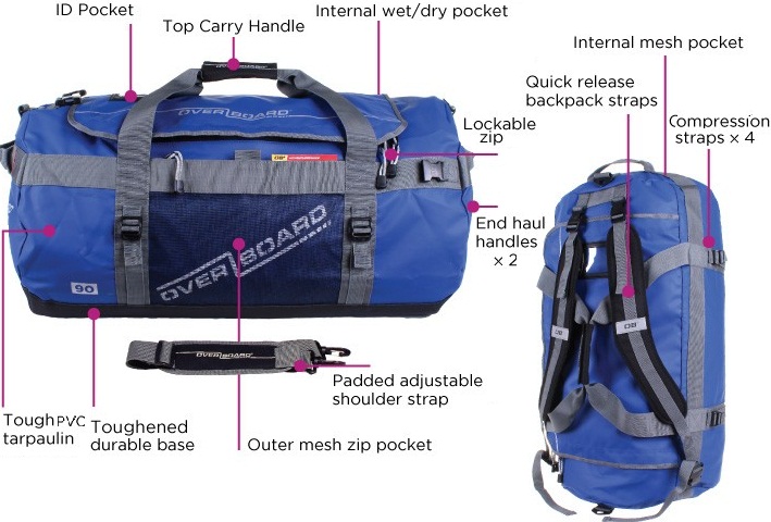 Сумка-рюкзак OverBoard Adventure Duffel Bag - 90L