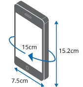Размер телефона для водонепроницаемого чехла OB1156BLK