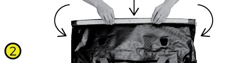 Система герметизации Pinch & Fold для водонепроницаемой сумки OB1203GRY (2)