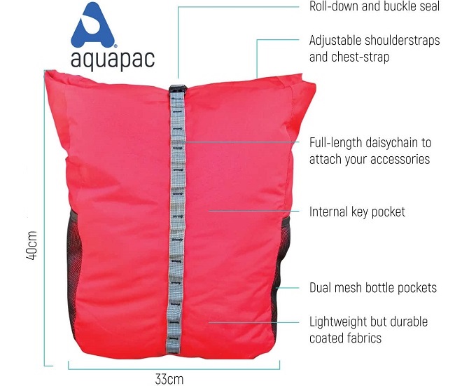Водонепроницаемый сверхлегкий рюкзак для лодки Aquapac 774