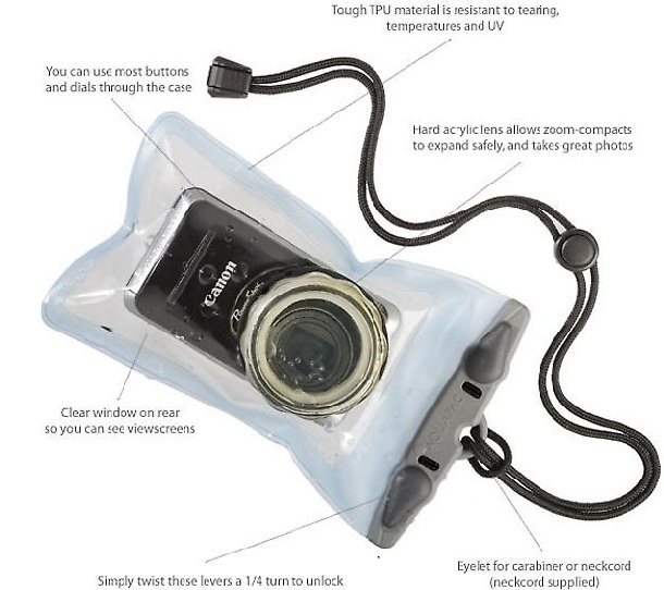 Водонепроницаемый чехол для фотоаппарата Aquapac 420 Small Camera Case
