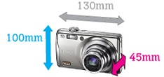 размеры камеры для поясной сумки Aquapac 020