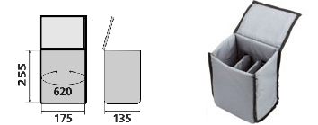 Размер внутренней сумки Aquapac 022