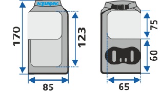 Размер непромокаемого чехла Aquapac 034