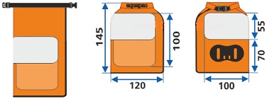 Размер водонепроницаемого чехла Aquapac 035