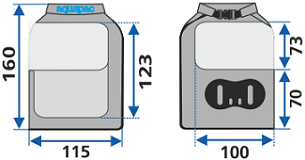 Размер чехла Aquapac 045