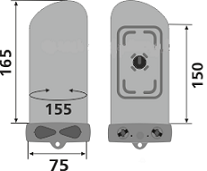 Размеры герметичного чехла Aquapac 110