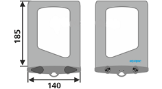 Размер водонепроницаемого чехла Aquapac 414