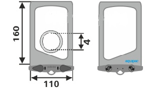 Размер водонепроницаемого чехла Aquapac 428
