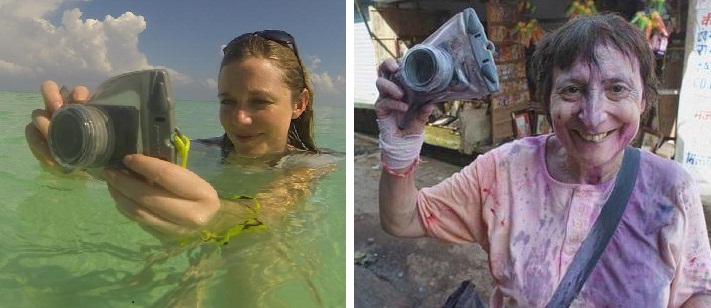 Водонепроницаемый чехол для подводной съёмки на фотоаппарат, с жестким портом для объектива - Aquapac 428 Mini Camera Case with Hard Lens