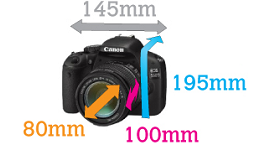 Размеры фотоаппарата для герметичного чехла Aquapac 458
