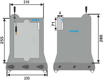 Размер водонепроницаемого чехла Aquapac 638