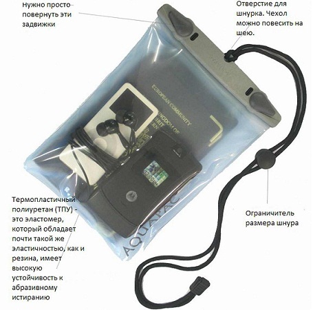 Aquapac 644 Mini Whanganui Case герметичный чехол для мелких вещей