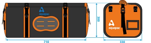Размер водонепроницаемой сумки-рюкзака Aquapac 703