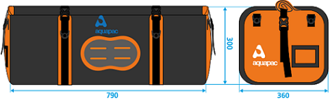 Размер водонепроницаемой сумки-рюкзака Aquapac 705