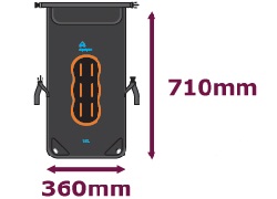 Размер непромокаемого рюкзака Aquapac 768