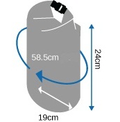 Размеры гермомешка OB1001B