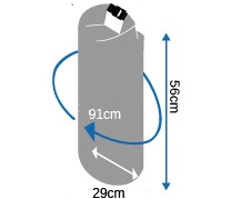 Размер гермомешка OverBoard OB1007Y