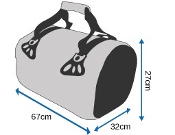 Размеры водонепроницаемой сумки OB1013WHT