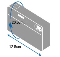 Размер фотоаппарата для подводного бокса OB1025BLK