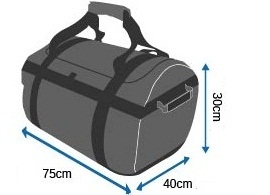Размеры спортивной сумки - рюкзака OverBoard OB1059Y
