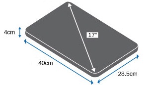 Размер ноутбука для чехла OB1074BLK