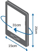 Размер электронной книги для чехла OB1082BLK