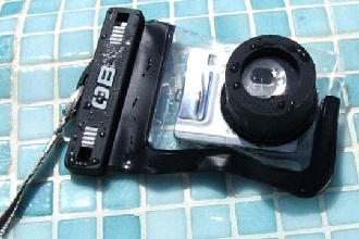 Водонепроницаемый чехол OB1103BLK на фотоаппарат для подводной съёмки