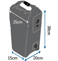 Размер рюкзака OB1104BLK