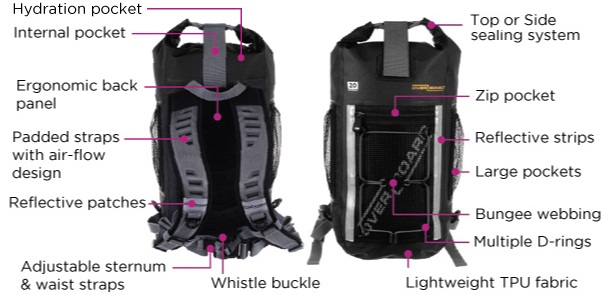 Водный ультралегкий рюкзак OB1135BLK