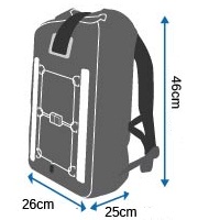 Размеры спортивнога ульталегкого рюкзака OB1136BLK