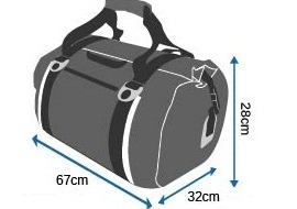 Размер водонепроницаемой сумки OB1151BLK