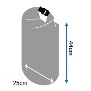 Размеры гермомешка OverBoard US1005Y-Cityscape