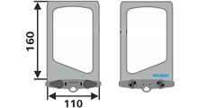 Размер водонепроницаемого чехла на фотоаппарат Aquapac 404