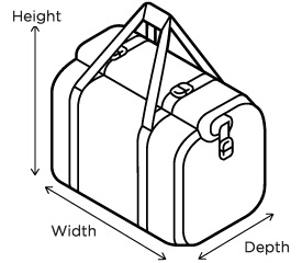 Размеры водонепроницаемой сумки OB1203GRY